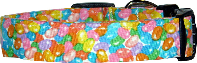 Bright Mini Jelly Beans Handmade Dog Collar