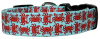 Bright Orange Leopard Handmade Dog Collar
