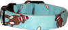 Light Blue Sock Monkey Handmade Dog Collar