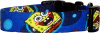 Bright Blue Sponge Bob Handmade Dog Collar