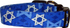 Star of David Glitter Handmade Dog Collar