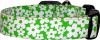 Little Lime & White Flowers Handmade Dog Collar