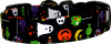 Black Halloween Stuff Dog Collar