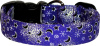 Indigo Glow in Dark Handmade Dog Collar