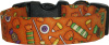 Orange Halloween Candy Dog Collar