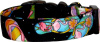 Big Tropical Flip Flops Black Dog Collar