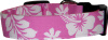 Bright Pink & White Hawaiian Dog Collar