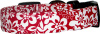 Red & White Hawaiian-Like Flowers Dog Collar