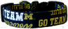 University of Michigan Bling Dog Collar