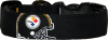 Pittsburgh Steelers Helmet Handmade Dog Collar