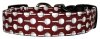 Black Strawberries & Polka Dots Dog Collar