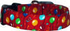 Red Birthday Balloons Handmade Dog Collar