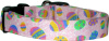 Decorated Easter Eggs on Pink Dog Collar